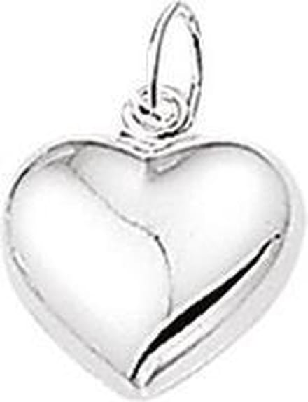 hanger hart zilver gerhodineerd
