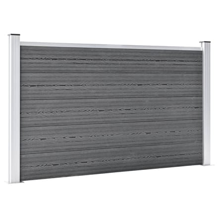vidaXL Schutting 699x106 cm HKC grijs