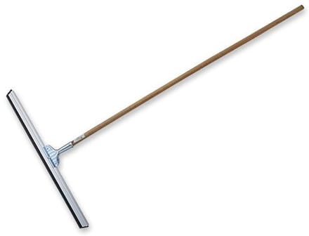 Bradas - Vloertrekker - 60 cm - Aluminium - Houten Steel