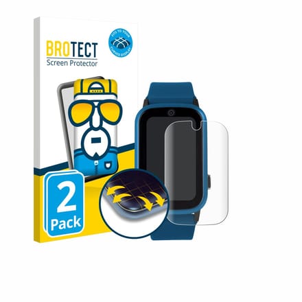 BROTECT - Screenprotector voor One2Track Connect Adventure - Folie Beschermfolie transparant volledig dekking - 2 Stuks