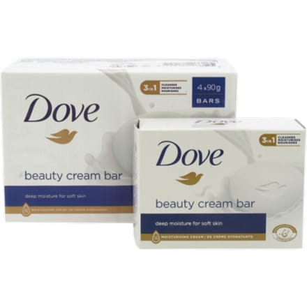 Dove SchoonheidscrÃ¨mezeep 4x90g