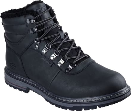 Skechers Heren CORADO Boot Gevoerd Waterafstotend 205623/BLK Zwart