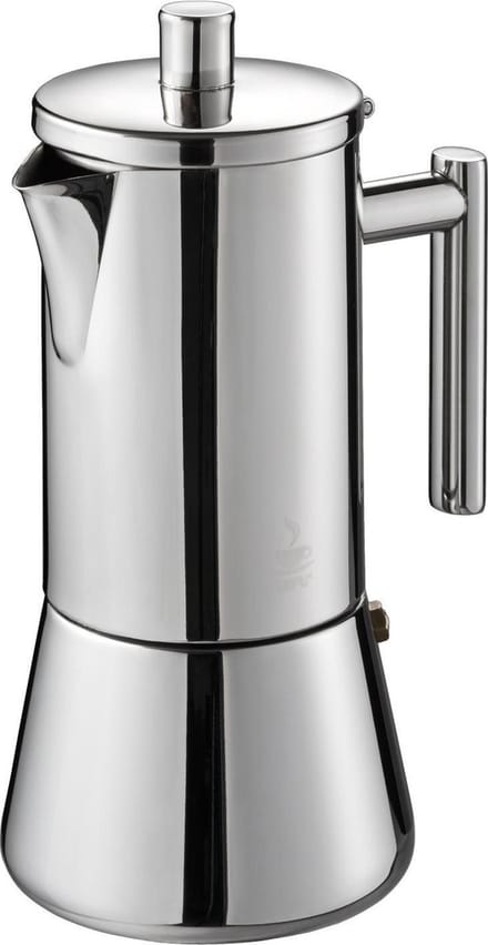 GEFU NANDO Espressomaker 4 Kops – Italiaanse Moka Pot – Espresso Percolator voor Inductie