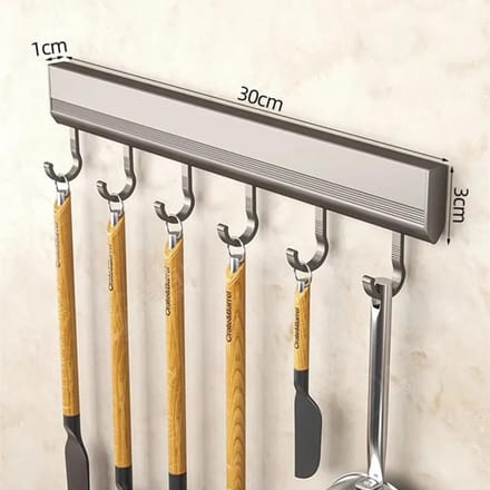 Crochets muraux support sans poinçon ustensiles de cuisine rangée de rangement support de crochet salle de bain Robe serviette cintres multi-usages crochets