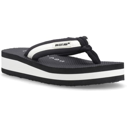 Rocket Dog Monica Nylon PU Textiel Dames Zwart/Off White Slippers