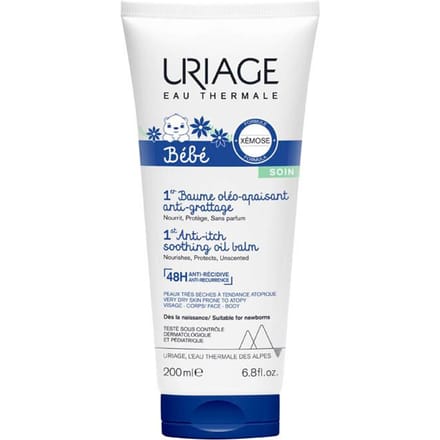 Uriage Xemose C8+ Baby 1e Oliebalsem tegen krabben 200 Balsem