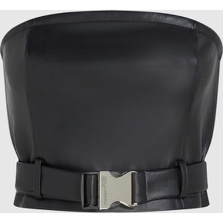 Blouse Karl Lagerfeld Klj Faux Leather Top