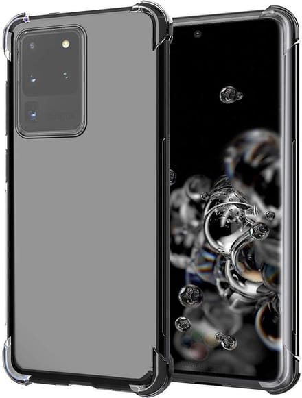 Hoesje geschikt voor Samsung Galaxy S20 Ultra - Back Cover Transparant Shockproof