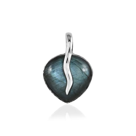 SilverGems Zilveren hanger met Labradoriet edelsteen