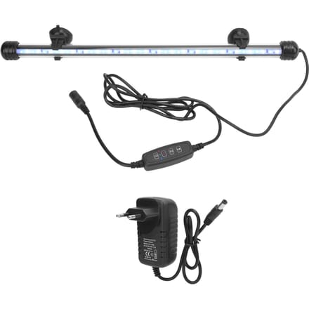 Éclairage d'Aquarium Étanche pour Poissons avec Lumière LED 3 Modes Graduable