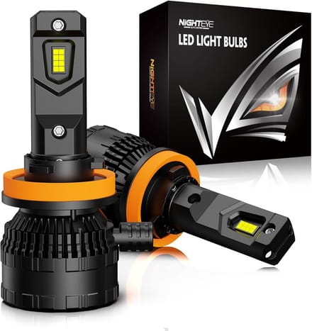 Krachtige H11 LED Koplampen - 40000LM 200W - Helder Wit Licht met Ventilator