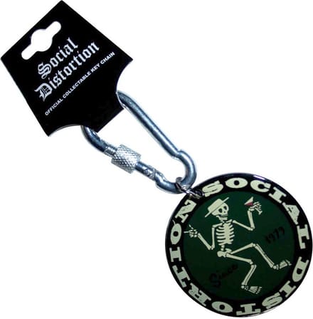 Social Distortion - Classic Logo Sleutelhanger - Zwart