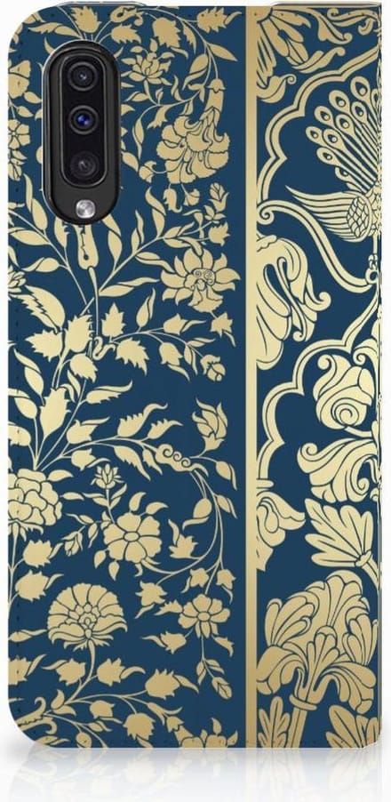 Book Case voor Samsung Galaxy A50 Smart Cover Beige Flowers