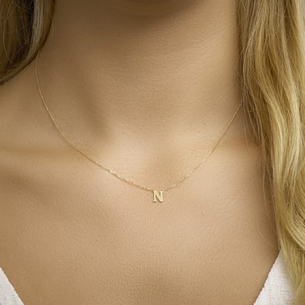 Collier Letter 40 - 42 - 44 Cm