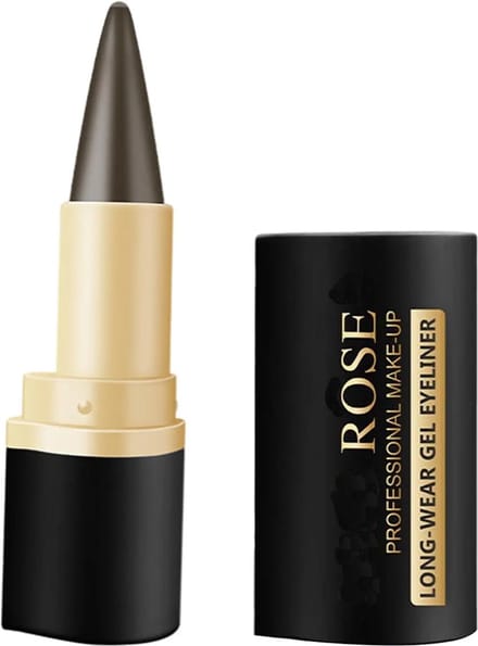 DW4Trading Watervaste Donker Bruin/Grijze Eyeliner/Eyeshimmer- Gel - Kegelvormig
