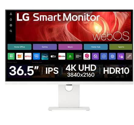 LG Smart 37U730SA - 4K IPS Smart Monitor - Apple AirPlay - WiFi - Bluetooth - WebOS - USB-C 65w - 37 Inch