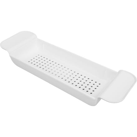 Uitschuifbaar Badplank Multifunctionele Opbergruimte Verstelbare Badkuip Caddy Tray voor Badkamer Toiletruimte white