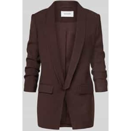 regular fit blazer in crinklelook