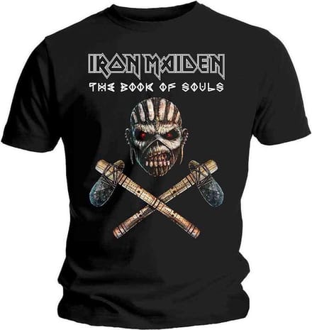 Iron Maiden - Axe Colour Heren Tshirt - L - Zwart