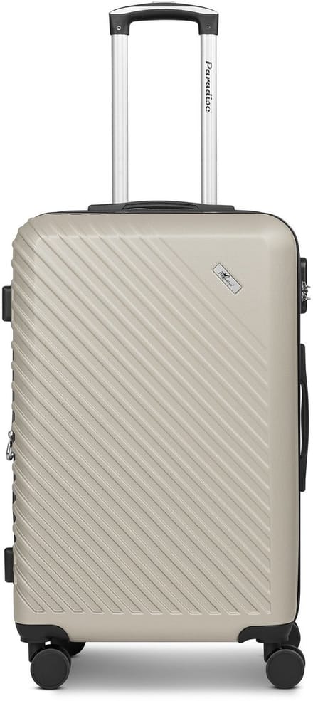 CHECK.IN Paradise 2.0 4 wielen Trolley M 68 cm met uitbreidingsplooi - Harde bagage - Combinatieslot - eggshell