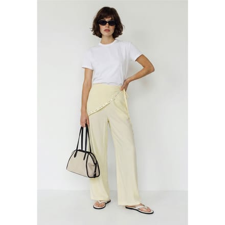 Brede Pijpen Pull-On Broek