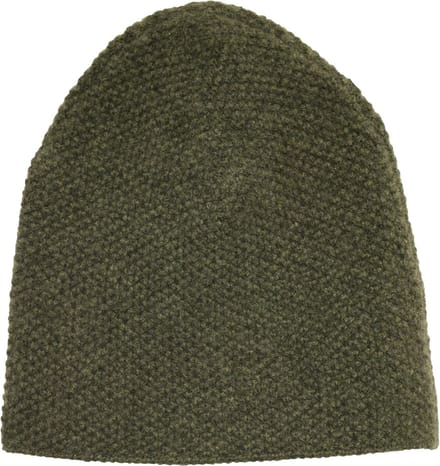 Hommard Cashmere Seed Stitch Beanie, heren, dames, unisex, Green, Groen, Muts, Winter, warm