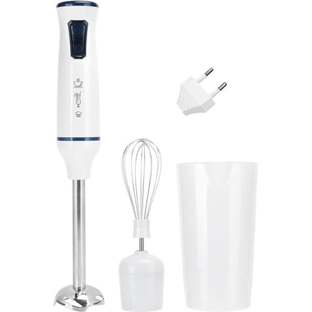 Multifunctionele 3-in-1 elektrische staafmixer, mixer, garde, foodprocessor white