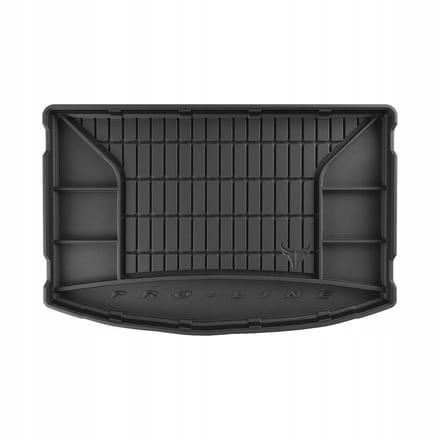 FROGUM PROLINE 3D Set - Rubberen Automatten + Kofferbakmat - Geschikt voor KIA Rio IV Hatchback (vanaf 2017) - Zwart