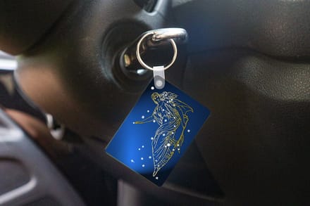 Sleutelhanger - Sterrenbeeld - Maagd - Sterren - Uitdeelcadeautjes - Plastic