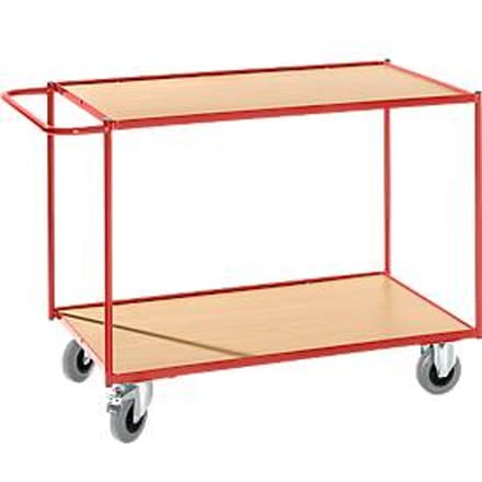 Etagewagen met 2 etages, 990 x 590 mm