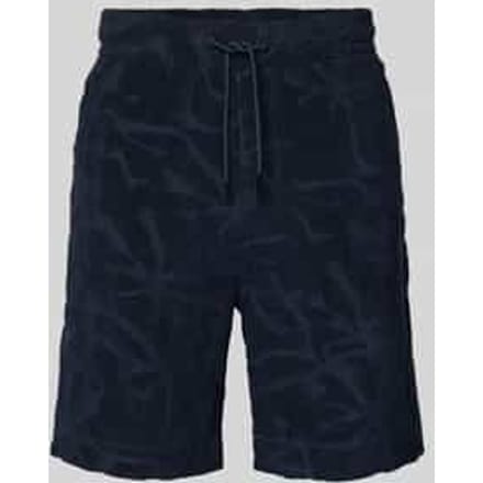 regular fit sweatshorts van katoenmix model 'SE_FLOWER'
