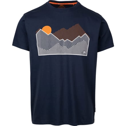 Trespass Heren Lisab Bedrukt T-Shirt (Marine)