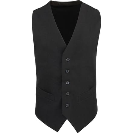 Premier Heren Polyester gevoerde bodywarmer (Zwart)