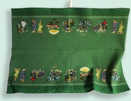keukenhanddoek groen