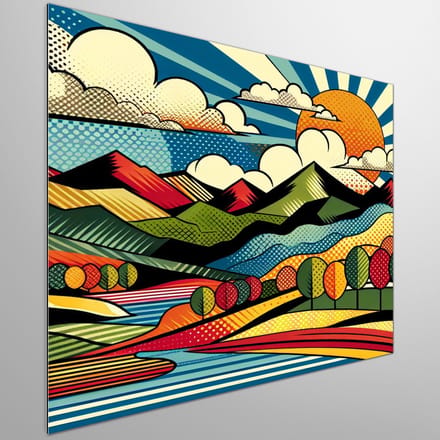 Kunstprint | Wanddecoratie | Dibond | 60 × 60 cm