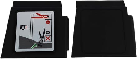 2 Stuks Accupool Afdekking Pluspool Bescherming voor Autoaccu