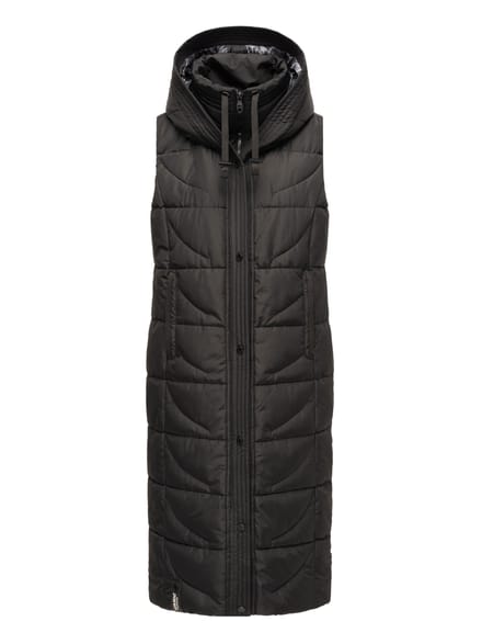 Navahoo dames gewatteerd vest Brezelchen – Lang & Warm