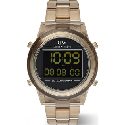 Daniel Wellington DW Watch Retro Digital Dark Brown 42mm