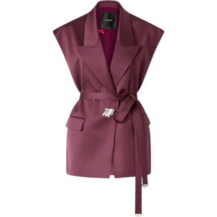damesjassen Pinko - aubergine satijnen jasje - bordeaux