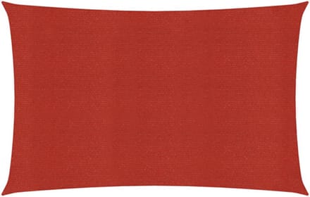 vidaXL - Zonnezeil - 160 - g/m² - 2x3 - m - HDPE - rood