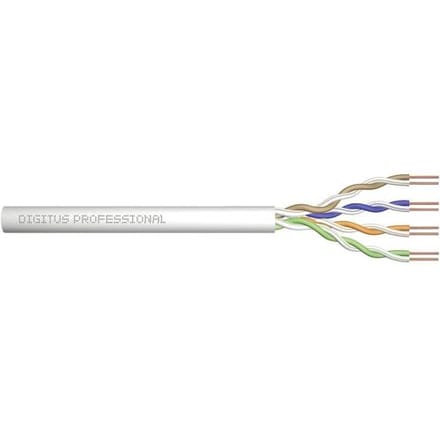 Digitus ACU-4511-305 Netwerkkabel CAT 5e U/UTP 4 x 2 x 0.2 mm² Grijs-wit (RAL 7035) 305 m