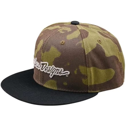 Snapback pet Troy Lee Designs Flat Bill Signature