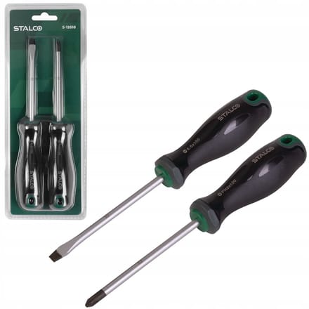 Stalco Schroevendraaierset 2 Delen - Magnetisch S2 Staal