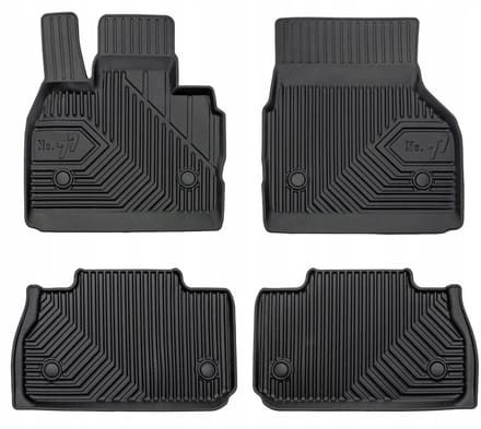 Frogum - No.77 - Automatten 3D - Geschikt voor BMW iX (I20) vanaf 2021 - TPE Rubber - Zwart