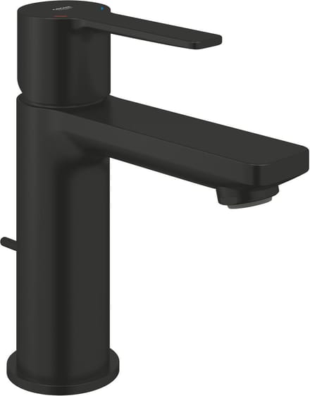 GROHE Lineare XS-Size Wastafelmengkraan – Met Trekwaste – EcoJoy – FastFixation Plus – Matte Black