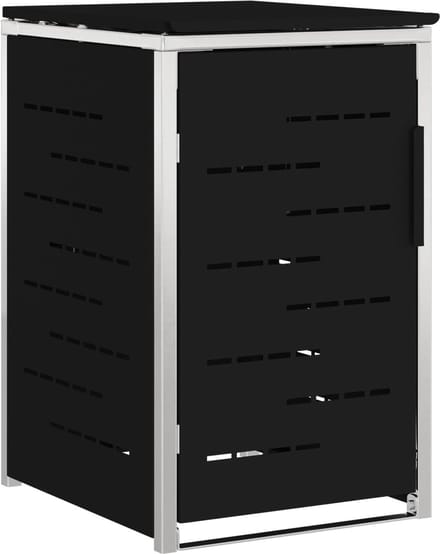 vidaXL - Containerombouw - for - 1 - Bin - 240L - Zwart