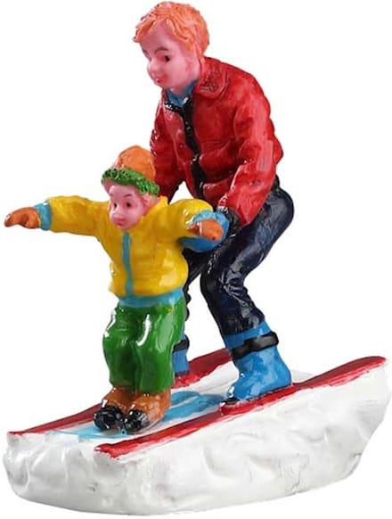 Lemax - 'Father & Son Skiing' - Figuur