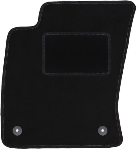 Chauffeursmat zwart voor: Audi A8 D3 sedan (2002-2009)