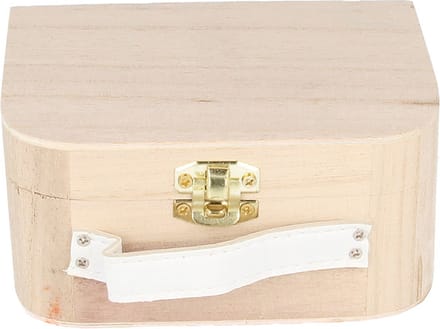 Artemio houten koffertje 13x9,5 cm