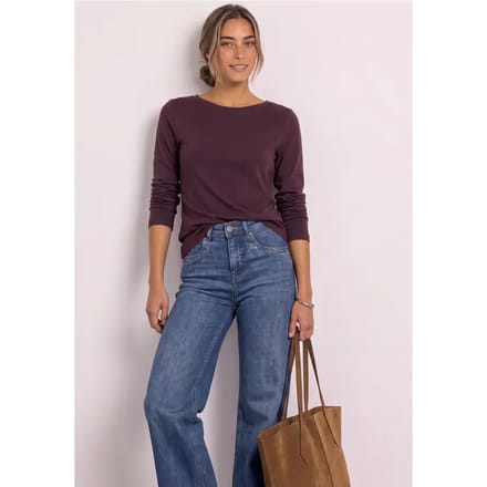 Longsleeve met boothals